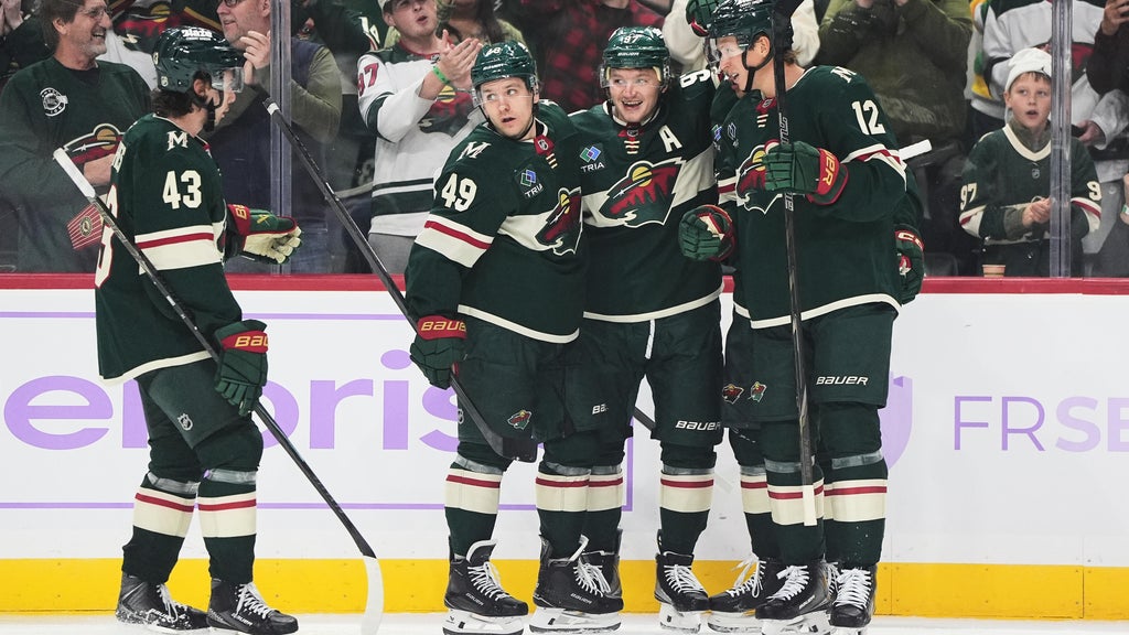 Kaprizov, Wallstedt lead Minnesota Wild to 2-1 victory over Columbus Blue Jackets — WCCO / CBS Minnesota, Eagan Sports news