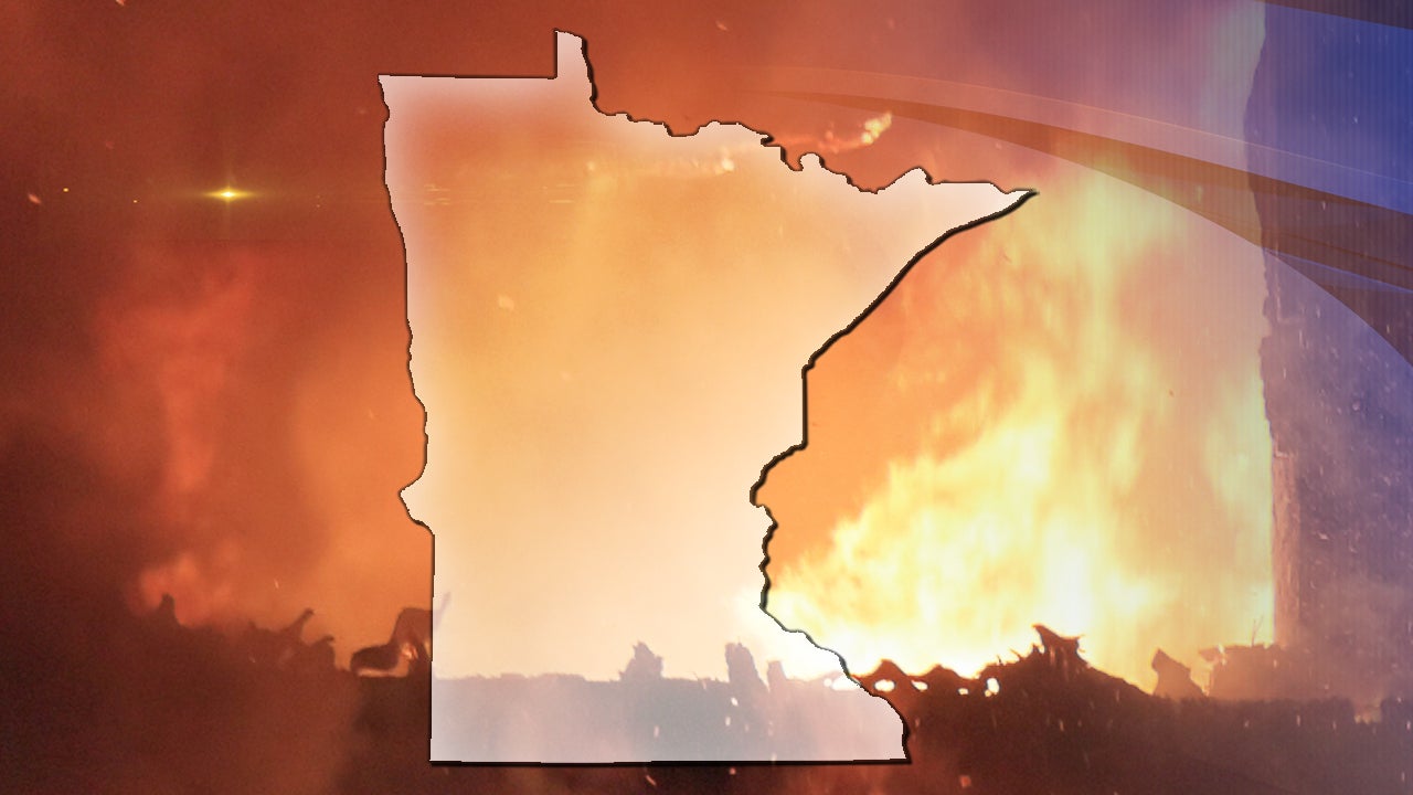 Large fire reported in the Sherburne National Wildlife Refuge — KSTP 5
