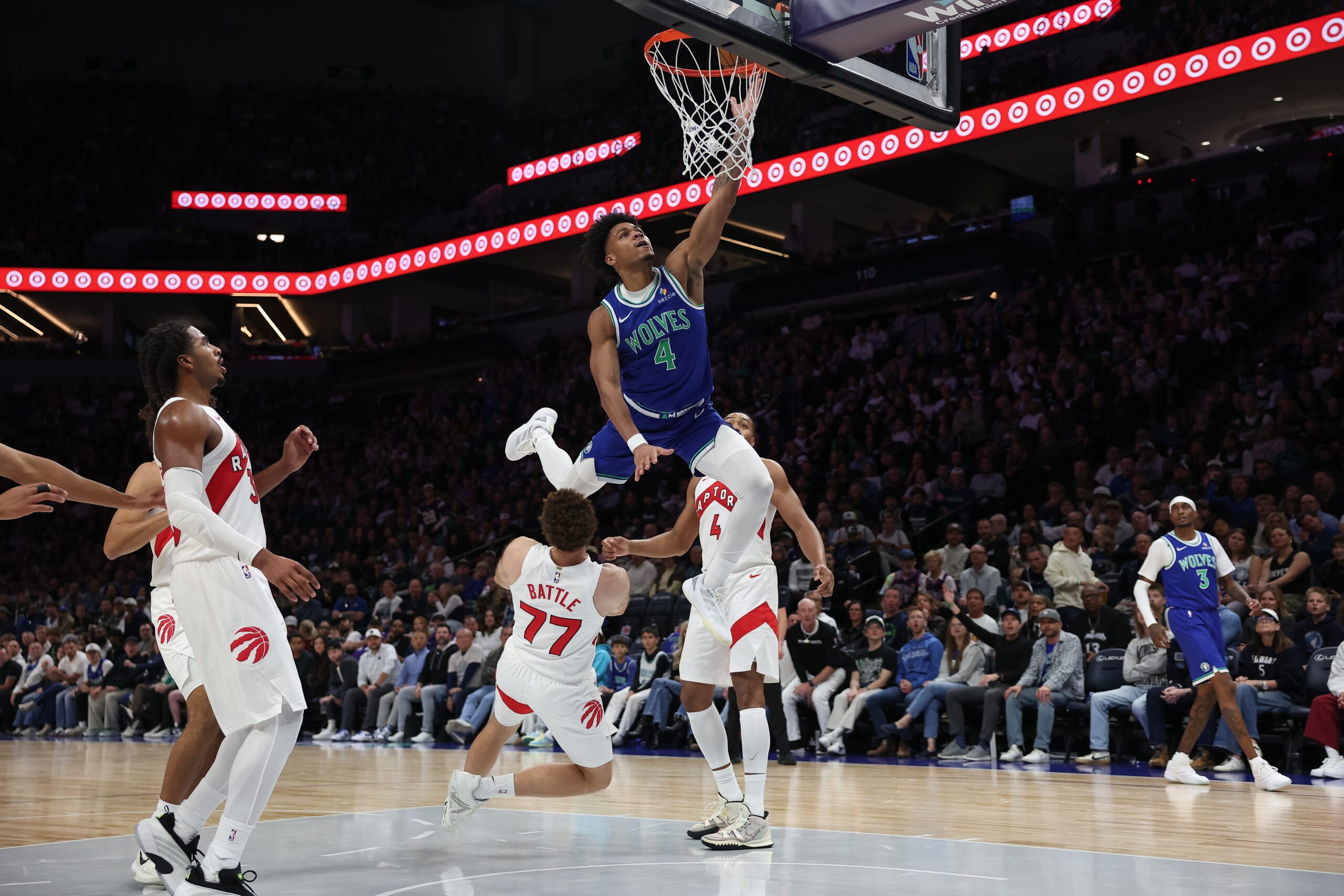 Timberwolves stay unbeaten with 117-94 win over Raptors in home opener — KSTP 5, Eagan Sports news