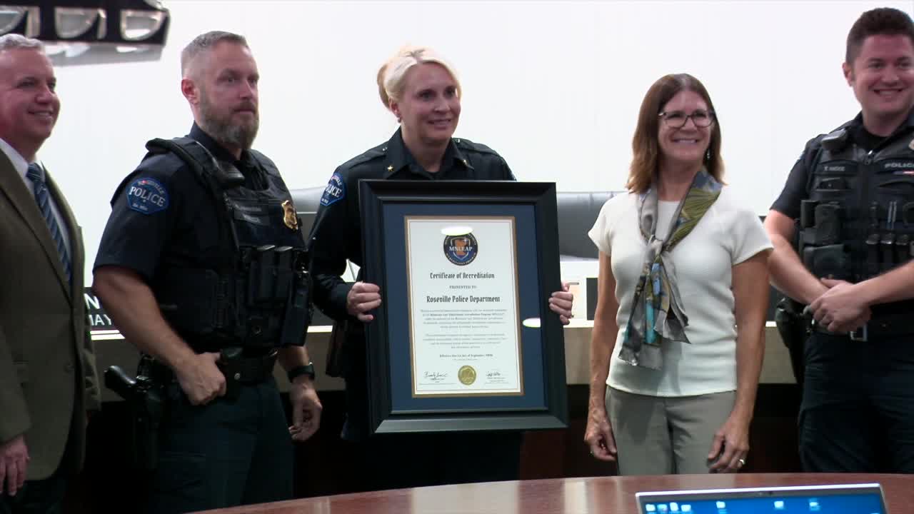 Roseville Police Department becomes first state-accredited agency, chief touts immediate impact — KSTP 5, Eagan Government news