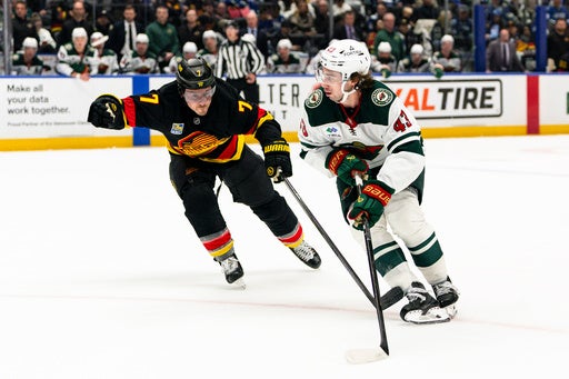 Quinn Hughes has a goal and an assist in his Vancouver return in Wild’s 4-2 victory — KSTP 5, Eagan Sports news