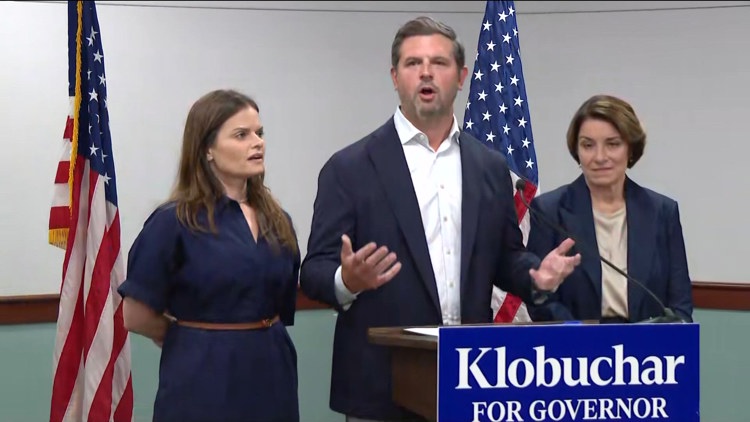 Parents of Harper Moyski backing Amy Klobuchar for governor — KARE 11 Local, Eagan Community news