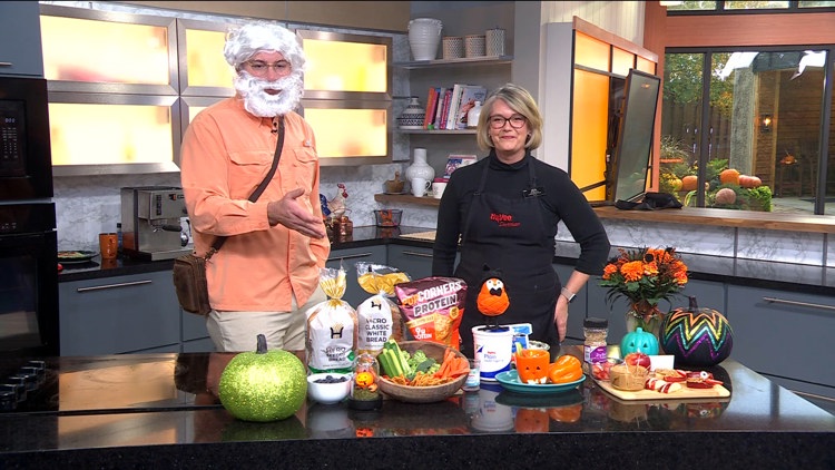 Healthy Halloween snacks prepared by Hy-Vee dietitian Jennifer Petrucci