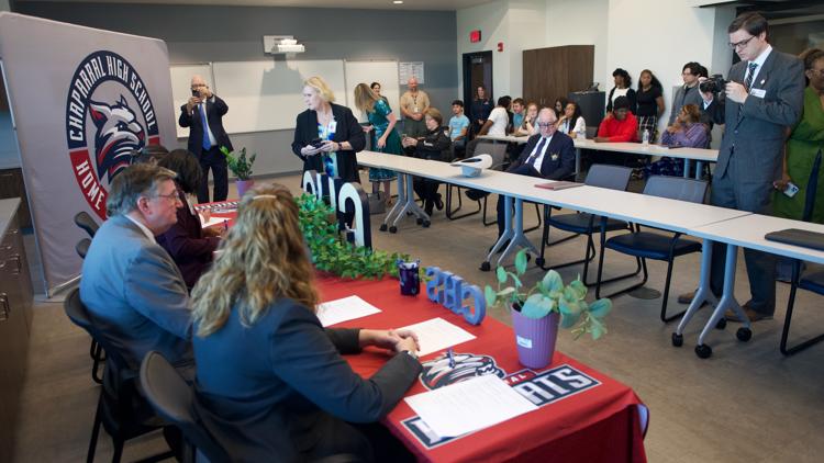 Killeen high school hosts signing ceremony for jailer program students — KCEN (Central Texas), Eagan Schools news
