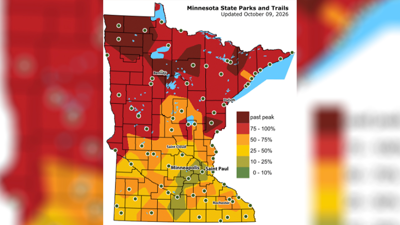 Map: Fall colors peaking across northern Minnesota — FOX 9, Eagan Community news