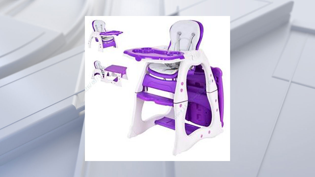 Convertible high chairs sold nationwide recalled for entrapment, fall risk — FOX 9, Eagan Business news