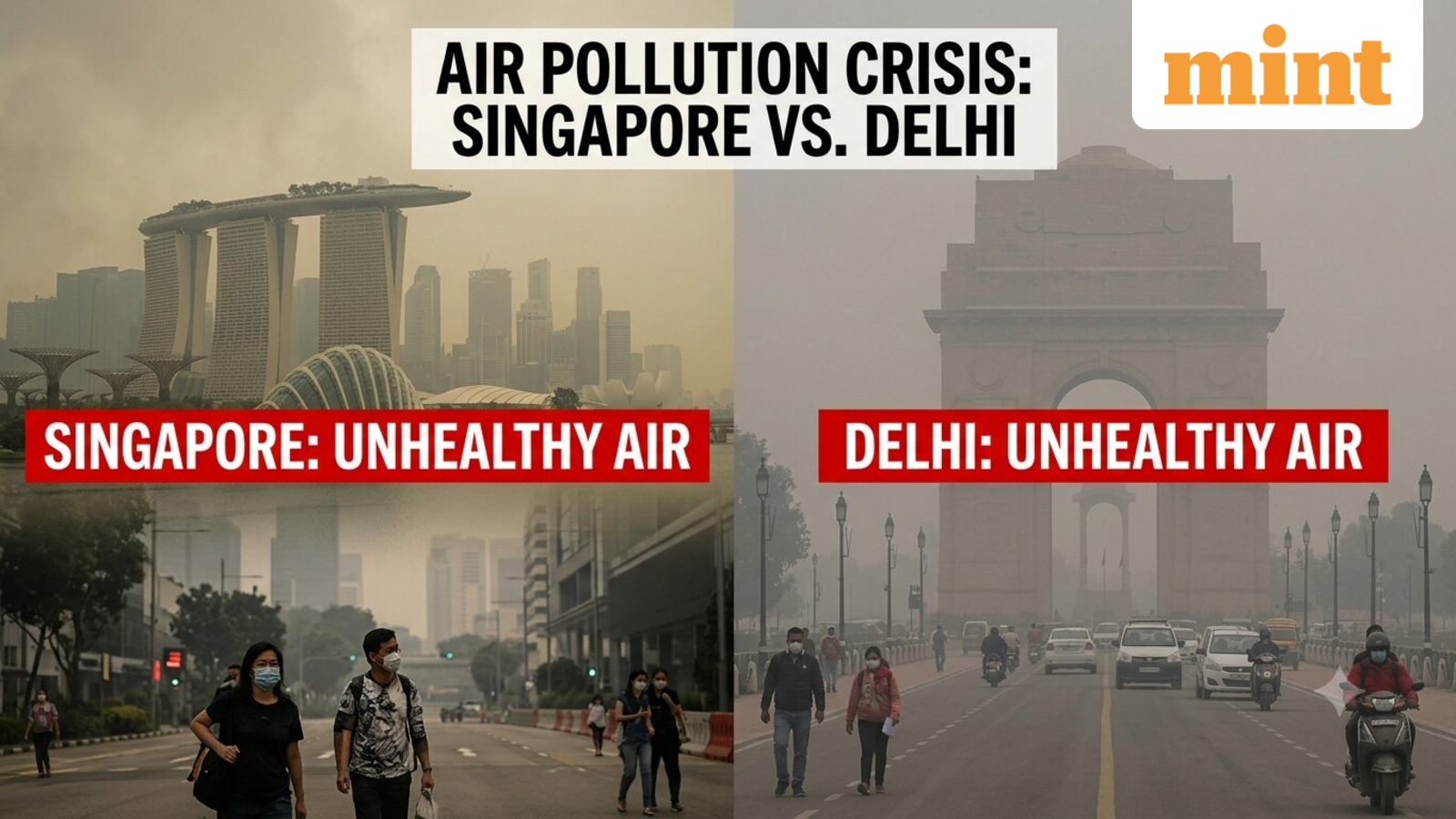 Delhi braces for GRAP curbs as AQI soars; Singapore battles wildfire haze. How do the two compare? — Mint India, Eagan Technology news