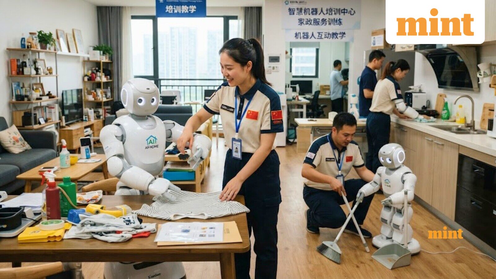 Workers in China are teaching robots everyday chores, earning ₹57,000 monthly by folding clothes, sweeping floors, more — Mint India, Eagan Technology news