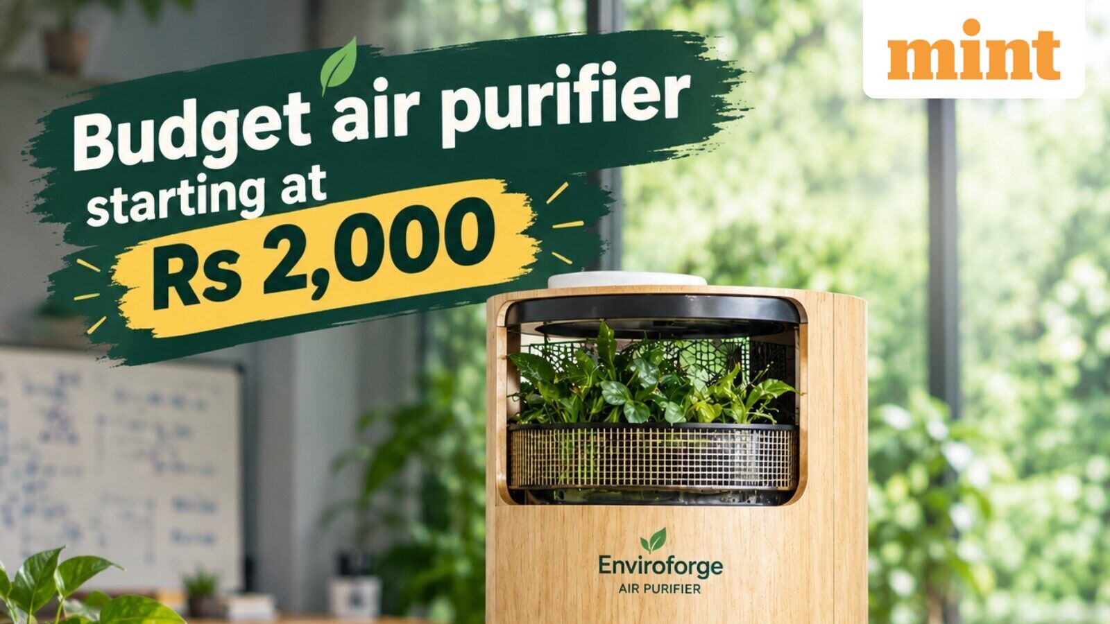 IIT Bombay scholar builds low cost air purifier starting at ₹2,000, can bring down AQI by 85% - How he did it? Details — Mint India, Eagan Technology news